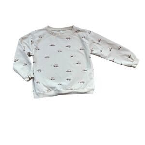 Quincy Mae Cars Sweatshirt 4-5 Years